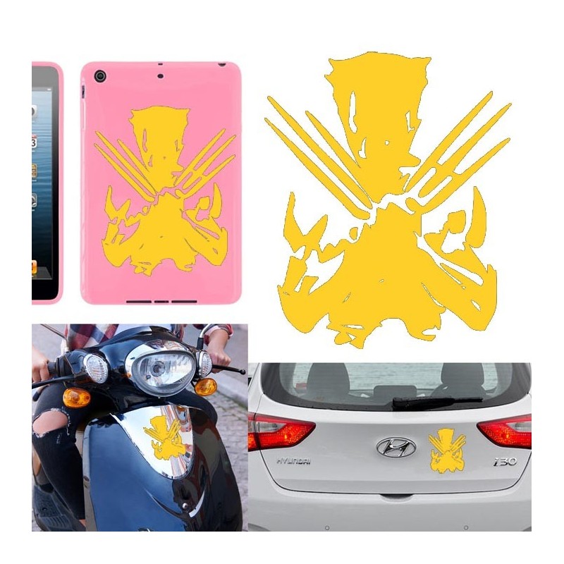 Lobezno, pegatina de vinilo