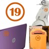 numero plantilla, pegatina de vinilo