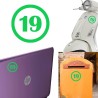 numero plantilla, pegatina de vinilo