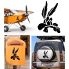 Coyote versión v5, pegatina de vinilo