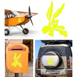 Coyote versión v5, pegatina de vinilo
