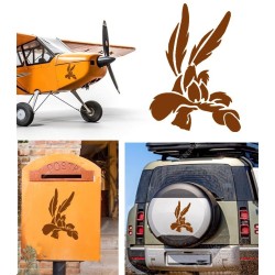 Coyote versión v5, pegatina de vinilo