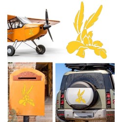 Coyote versión v5, pegatina de vinilo