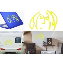 John Lennon, pegatina de vinilo