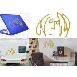 John Lennon, pegatina de vinilo