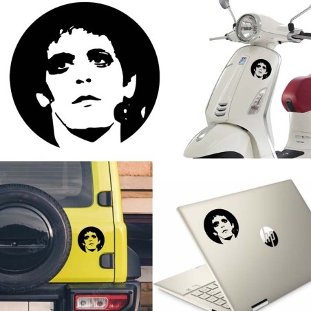 Lou Reed, pegatina de vinilo vetrsion 2