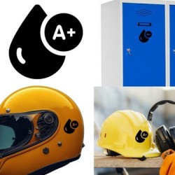 Grupo Sanguíneo A+ (A positivo), pegatina de vinilo