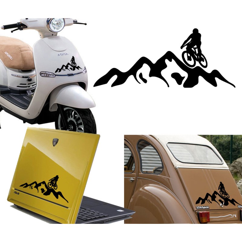 Mountain Bike, pegatina de vinilo