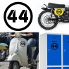 Numero 44 v2 pegatina de vinilo