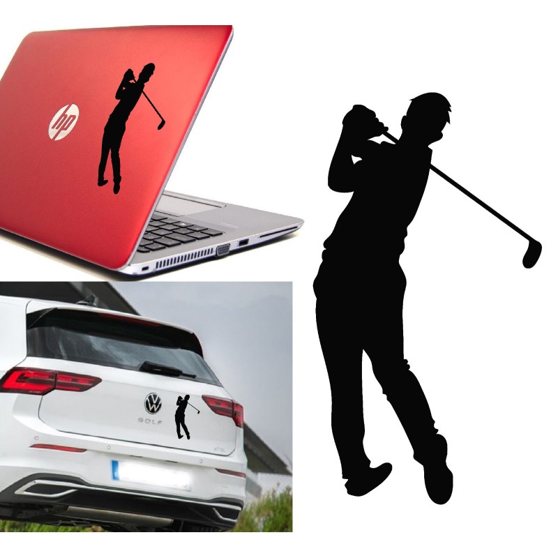 Golf Player 1 pegatina de vinilo