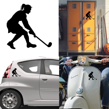 Hockey version 1, pegatina de vinilo
