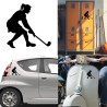 Hockey version 1, pegatina de vinilo