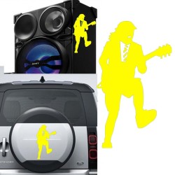 Angus Young versión v3, pegatina de vinilo