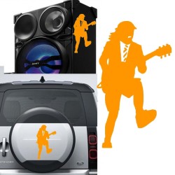 Angus Young versión v3, pegatina de vinilo