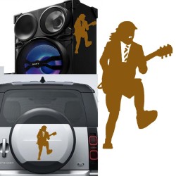 Angus Young versión v3, pegatina de vinilo