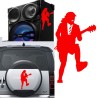 Angus Young versión v3, pegatina de vinilo