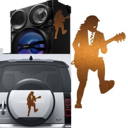 Angus Young versión v3, pegatina de vinilo