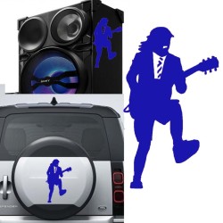 Angus Young versión v3, pegatina de vinilo