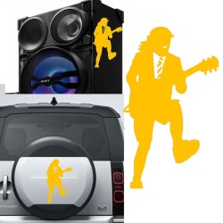 Angus Young versión v3, pegatina de vinilo