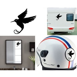 Colibrí versió v2, pegatina de vinilo