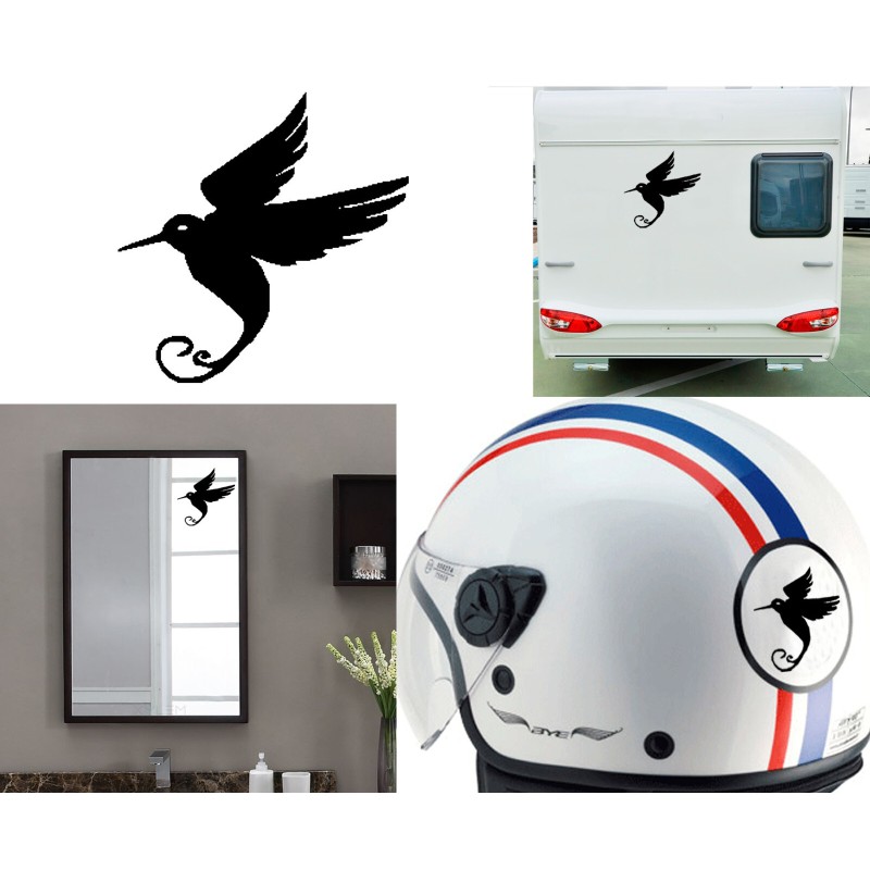 Colibrí versió v2, pegatina de vinilo