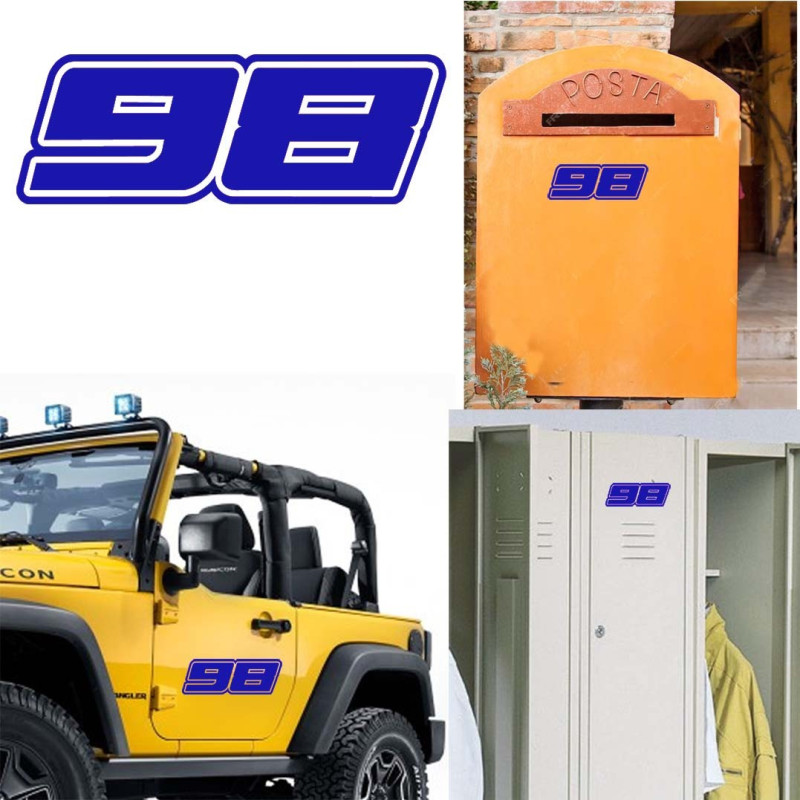 numero 82 versión Dream, pegatina de vinilo