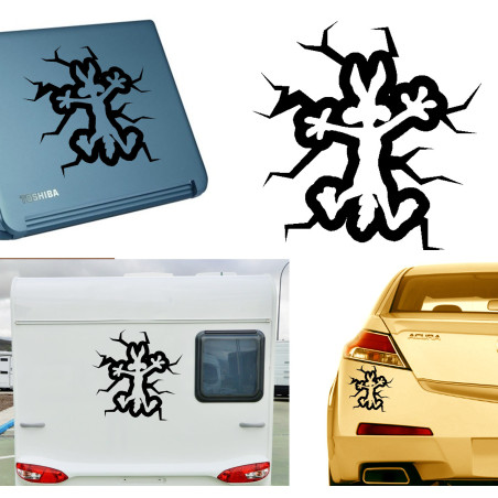 COYOTE, pegatina de vinilo versión 2-p ,