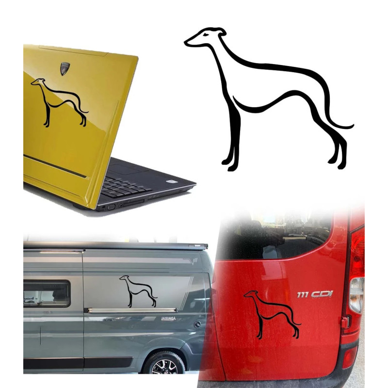 Pegatina Galgo versión  v9 izquierda