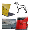 Pegatina Galgo versión  v9 izquierda