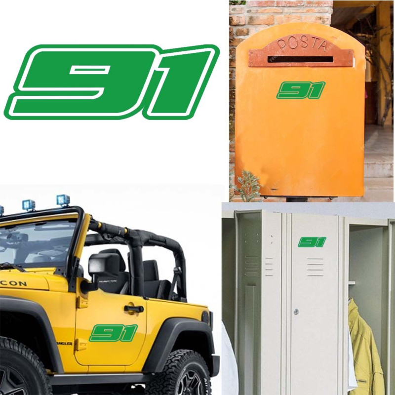 Pegatina de vinilo numero 91 versión Dream,